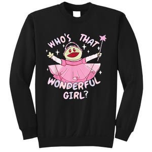 WhoS That Wonderful Girl Nanalanmemeprincess Valentines Sweatshirt