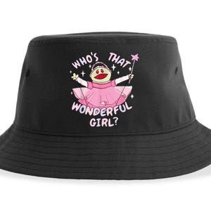 WhoS That Wonderful Girl Nanalanmemeprincess Valentines Sustainable Bucket Hat