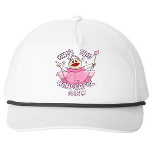 WhoS That Wonderful Girl Nanalanmemeprincess Valentines Snapback Five-Panel Rope Hat