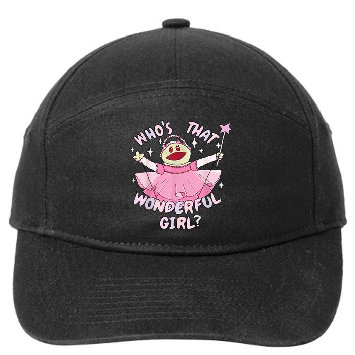 WhoS That Wonderful Girl Nanalanmemeprincess Valentines 7-Panel Snapback Hat