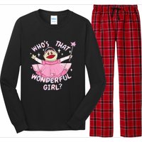 WhoS That Wonderful Girl Nanalanmemeprincess Valentines Long Sleeve Pajama Set