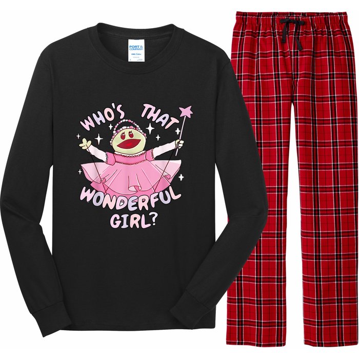 WhoS That Wonderful Girl Nanalanmemeprincess Valentines Long Sleeve Pajama Set