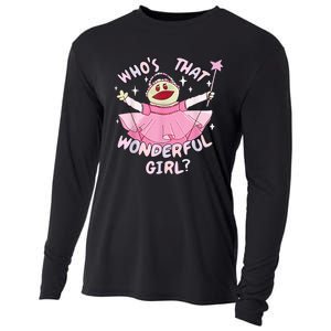 WhoS That Wonderful Girl Nanalanmemeprincess Valentines Cooling Performance Long Sleeve Crew