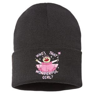 WhoS That Wonderful Girl Nanalanmemeprincess Valentines Sustainable Knit Beanie