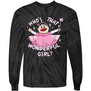 WhoS That Wonderful Girl Nanalanmemeprincess Valentines Tie-Dye Long Sleeve Shirt