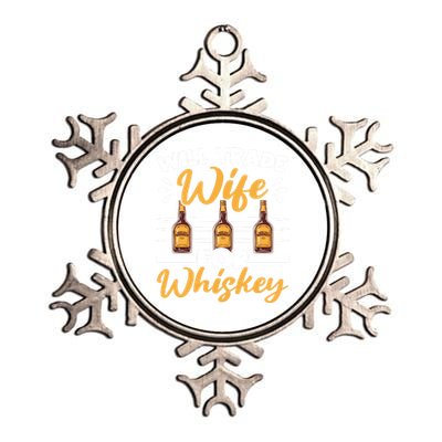 Will Trade Wife For Whiskey Whisky Ing Alcohol Er Meaningful Gift Metallic Star Ornament