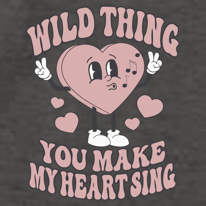 Wild Thing You Make My Heart Sing Valentine Valentine's Day Lover Vector Backpack