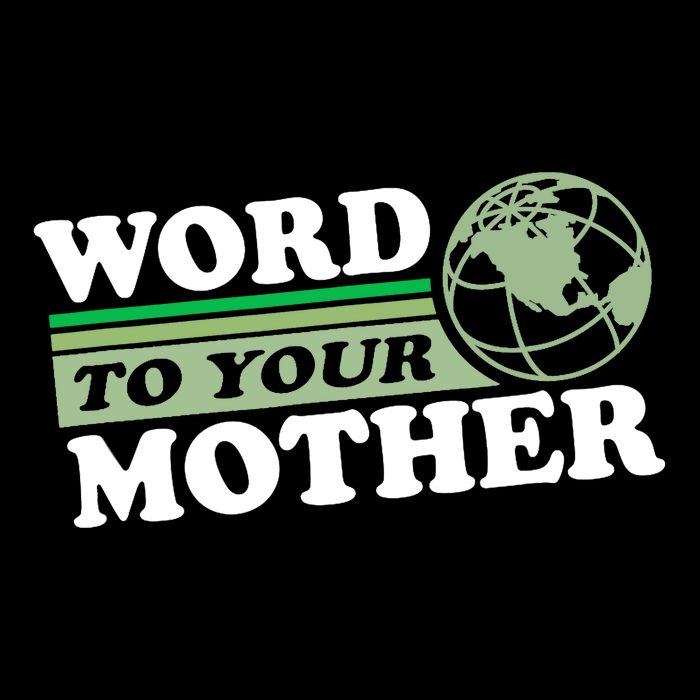 Word To Your Mother Earth Retro Save Planet Everyday Green Sustainable Bucket Hat