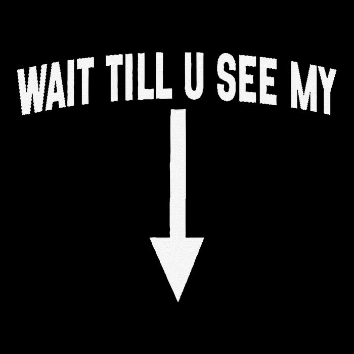 Wait Till You See My Funny Cleverly Designed Arrow Pointing 16 in Basic Backpack