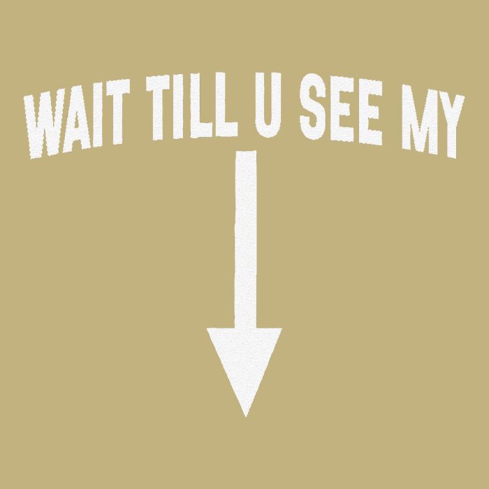Wait Till You See My Funny Cleverly Designed Arrow Pointing T-Shirt