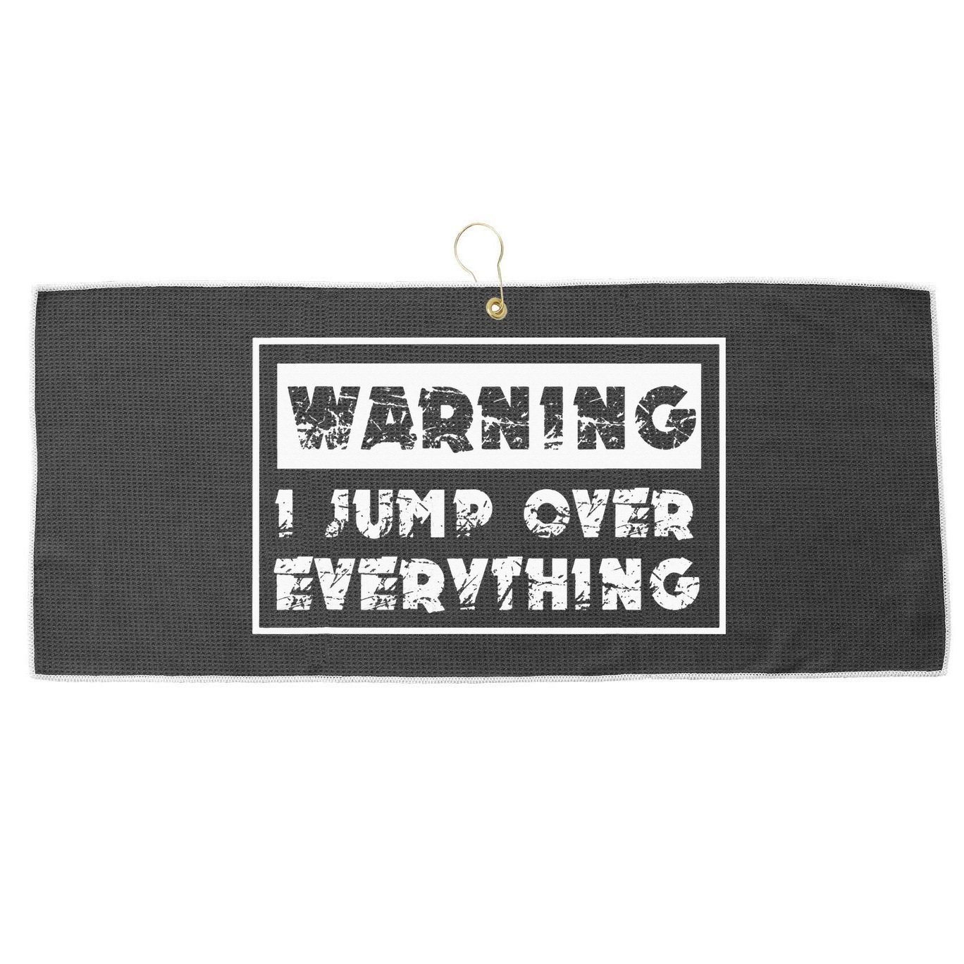 What took you so long Running Half Marathon Marathoner Large Microfiber Waffle Golf Towel