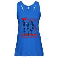 Wild Thing You Make My Heart Sing Skeleton Dancing Valentine Cool Gift Ladies Essential Flowy Tank