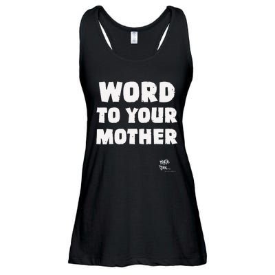 Word To Your Mother Mom Mama Rap Lyric Novelty 90s Hip Hop Ladies Essential Flowy Tank