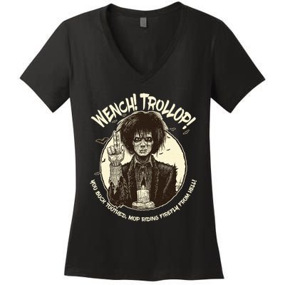 Wench Trollop You Buck Toothed Mop Riding Firefly From Hell Women's V-Neck T-Shirt