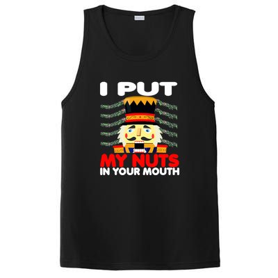 Wait Til You Put Your Nuts In My Mouth Nutcracker Ugly Xmas PosiCharge Competitor Tank