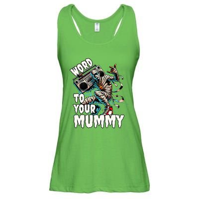 Word To Your Mummy Funny Mummy Ladies Essential Flowy Tank