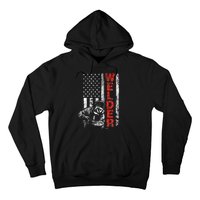 Welder USA American Welding Worker Metalworking Lover Hoodie