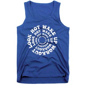 Wake Up And Workout Retro Fitness Gym Motivation Cute Gift Tank Top