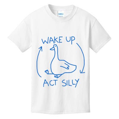 Wake Up Act Silly Goose Kids T-Shirt