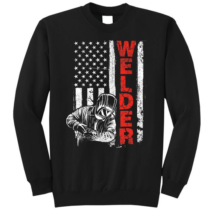 Welder USA American Welding Worker Metalworking Lover Sweatshirt