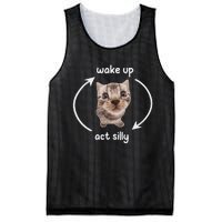 Wake Up Act Silly Cat Wake Up Act Silly Cat Women Mesh Reversible Basketball Jersey Tank