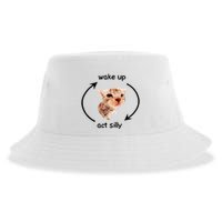 Wake Up Act Silly Cat Wake Up Act Silly Cat Sustainable Bucket Hat
