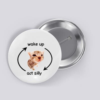 Wake Up Act Silly Cat Wake Up Act Silly Cat Button