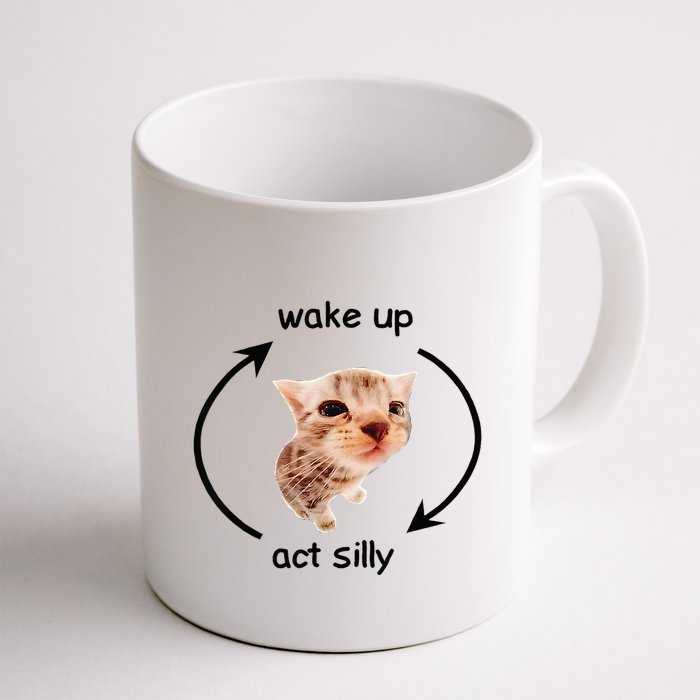 Wake Up Act Silly Cat Wake Up Act Silly Cat Mug