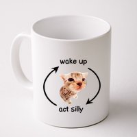 Wake Up Act Silly Cat Wake Up Act Silly Cat Mug