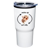 Wake Up Act Silly Cat Wake Up Act Silly Cat Tumbler