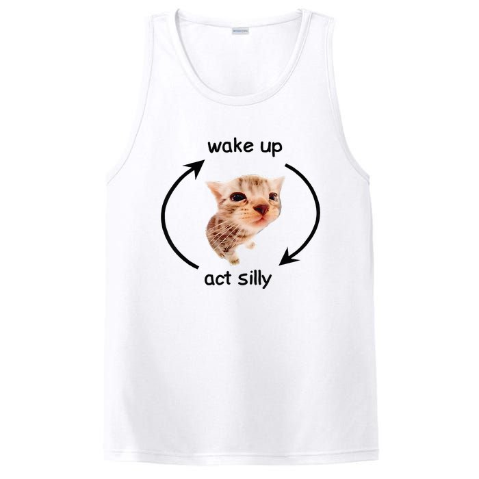 Wake Up Act Silly Cat Wake Up Act Silly Cat PosiCharge Competitor Tank