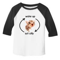 Wake Up Act Silly Cat Wake Up Act Silly Cat Toddler Fine Jersey T-Shirt