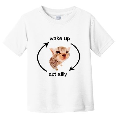 Wake Up Act Silly Cat Wake Up Act Silly Cat Toddler T-Shirt