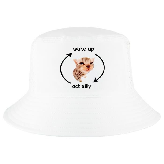 Wake Up Act Silly Cat Wake Up Act Silly Cat Cool Comfort Performance Bucket Hat