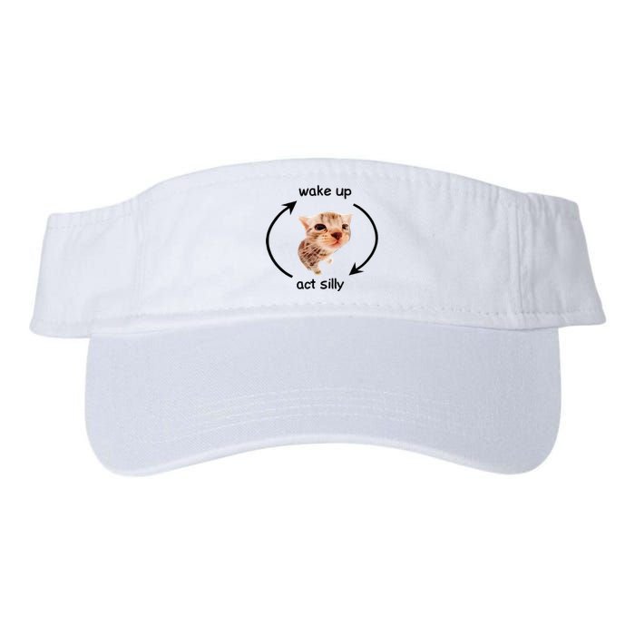 Wake Up Act Silly Cat Wake Up Act Silly Cat Valucap Bio-Washed Visor