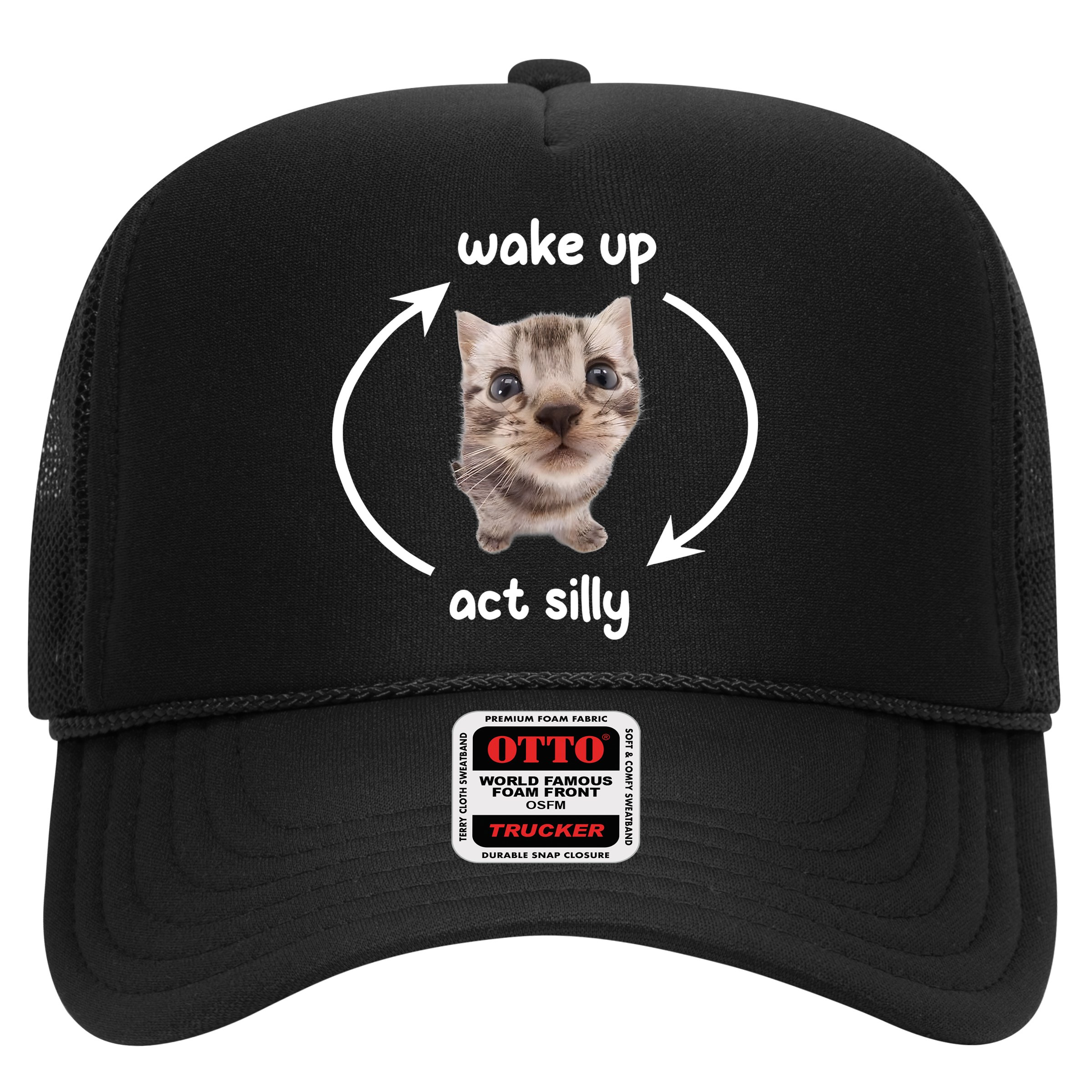 Wake Up Act Silly Cat Wake Up Act Silly Cat Women Hat