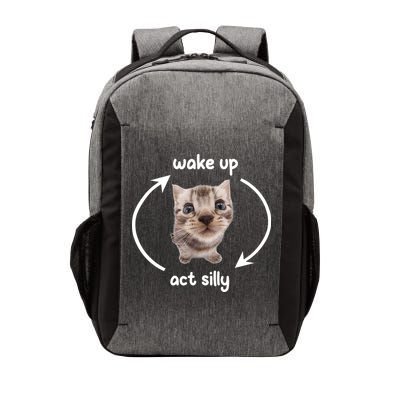 Wake Up Act Silly Cat Wake Up Act Silly Cat Women Vector Backpack