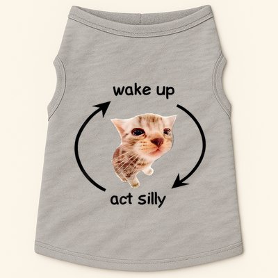 Wake Up Act Silly Cat | Wake Up Act Silly Cat Kids Women Men Doggie Tank