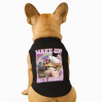 Wake Up Act Silly Funny Cat Meme Lover Cat Doggie Tank