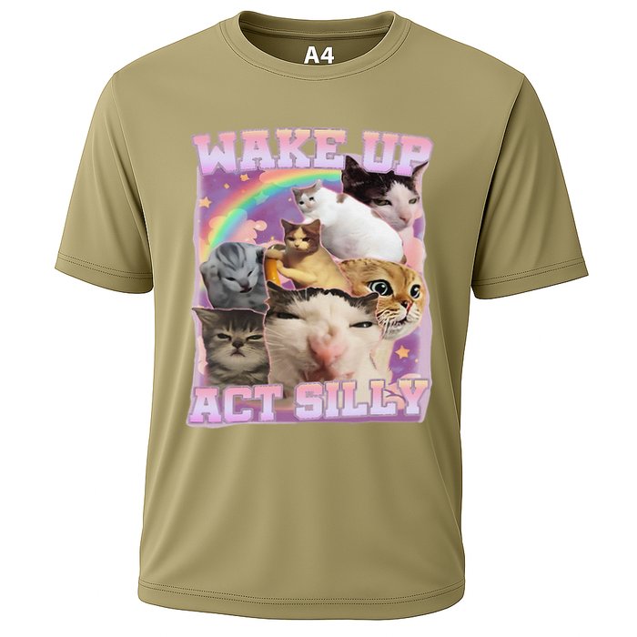 Wake Up Act Silly Funny Cat Meme Lover Cat Performance Shirt