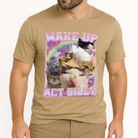 Wake Up Act Silly Funny Cat Meme Lover Cat Performance Shirt