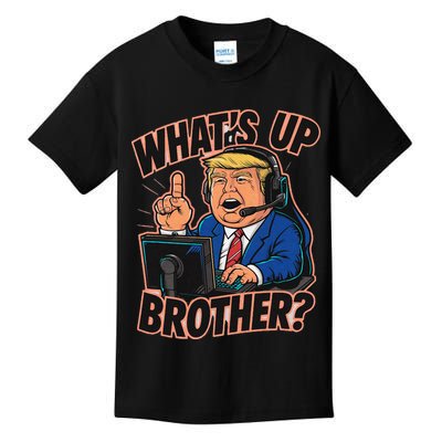 WhatS Up Brother Funny Meme Trump Kids T-Shirt