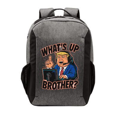 WhatS Up Brother Funny Meme Trump Vector Backpack