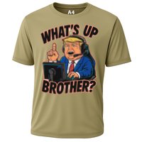 WhatS Up Brother Funny Meme Trump Cooling Performance Crew T-Shirt