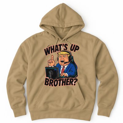 WhatS Up Brother Funny Meme Trump Hoodie
