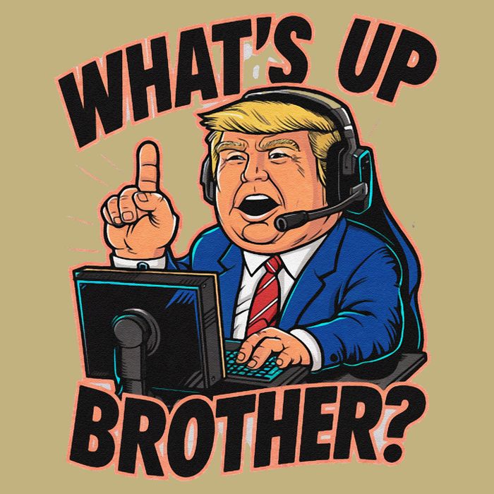 WhatS Up Brother Funny Meme Trump Button