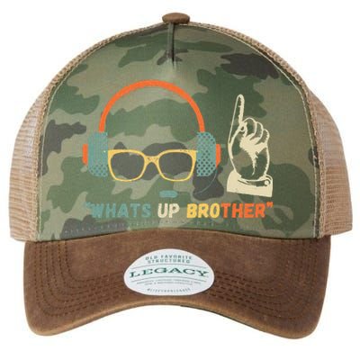 Whats Up Brother Sketch Streamer Legacy Tie Dye Trucker Hat