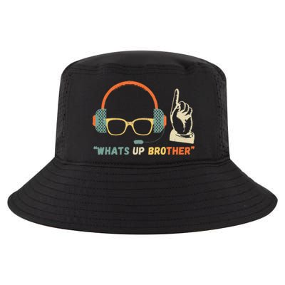 Whats Up Brother Sketch Streamer Cool Comfort Performance Bucket Hat