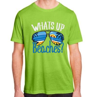 Whats Up Beaches Funny Beach Family Vacation Matching Funny Gift Adult ChromaSoft Performance T-Shirt