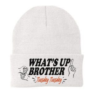 WhatS Up Brother Tuesday Tuesday Sketch Streamer Gamer Knit Cap Winter Beanie